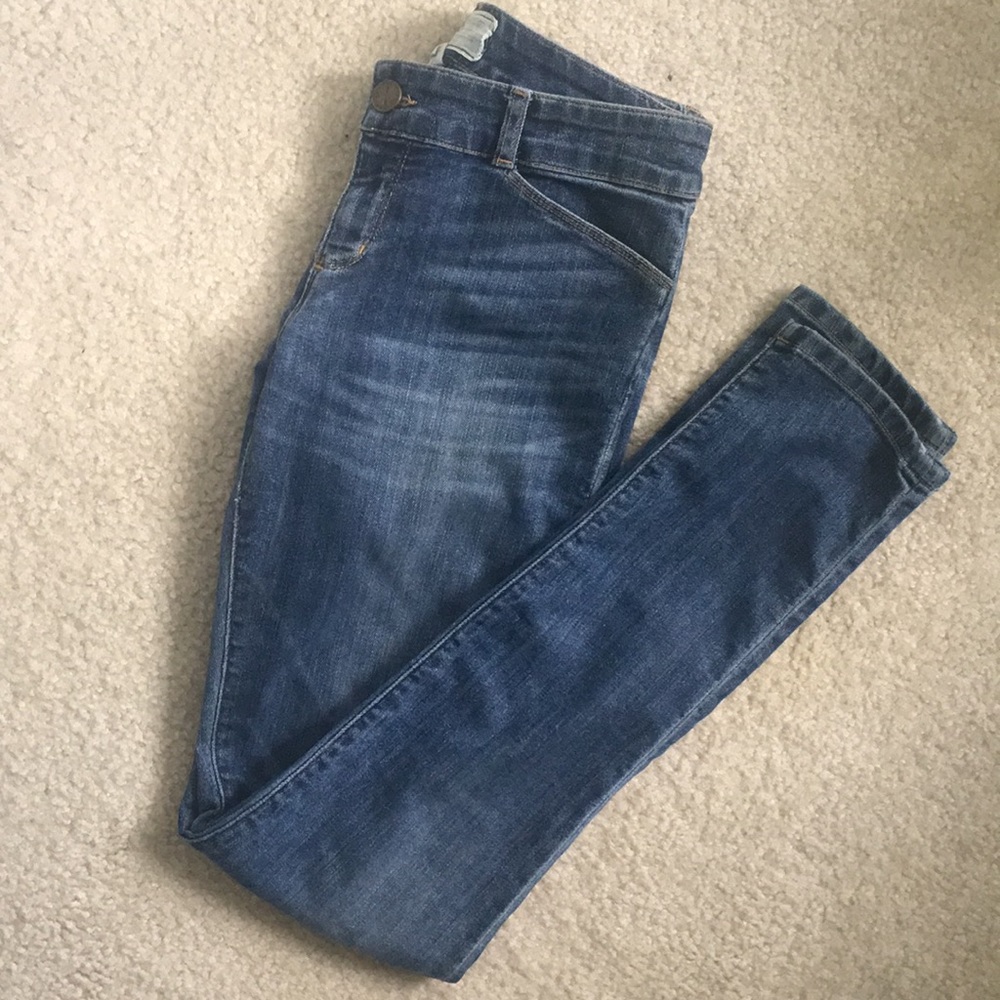 Current/Elliot Low Rise Skinny Jeans